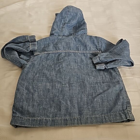 Gap Toddler Boy's Bundle Jacket & Carter's T-shirt Light Blue Washed Size 3 - Picture 8 of 16